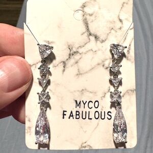 Costume CZ Dangle Earings